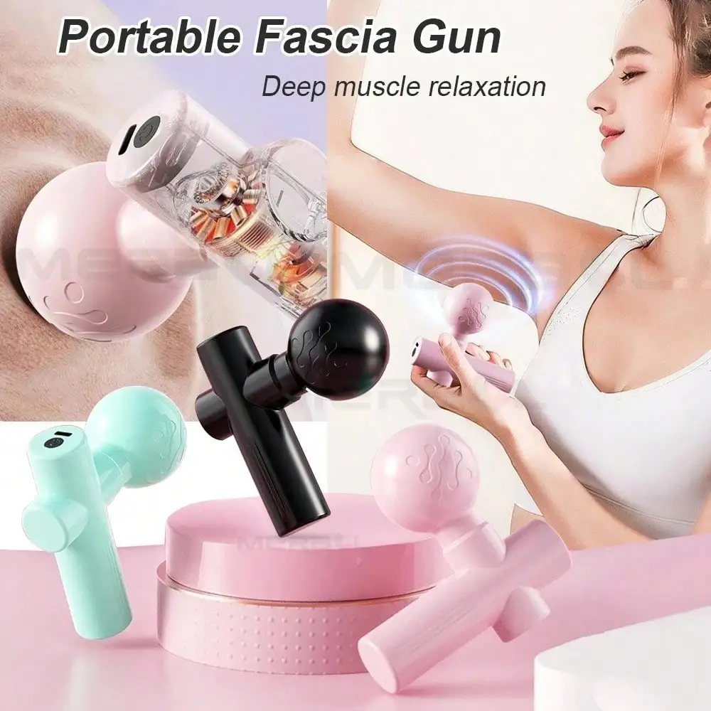 Massage Gun - مسدس تدليك صغير 2026، جهاز تدليك