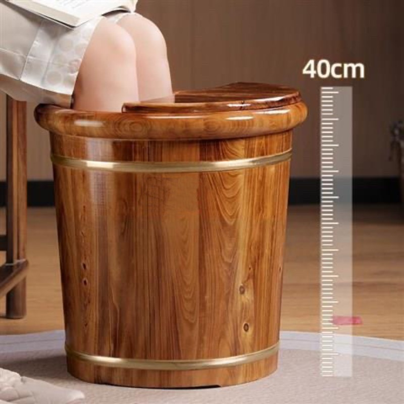 Foot Spa - حوض خشبي لنقع القدمين، حوض استحمام