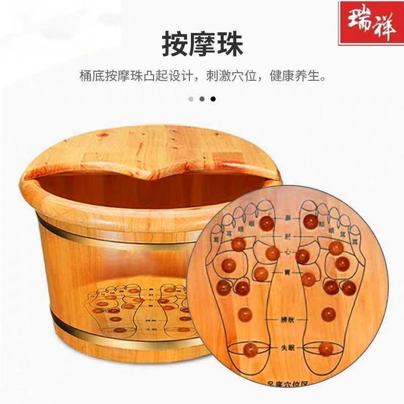 حوض نقع القدمين من خشب الأرز،  - مراجعة Foot Spa وسعره